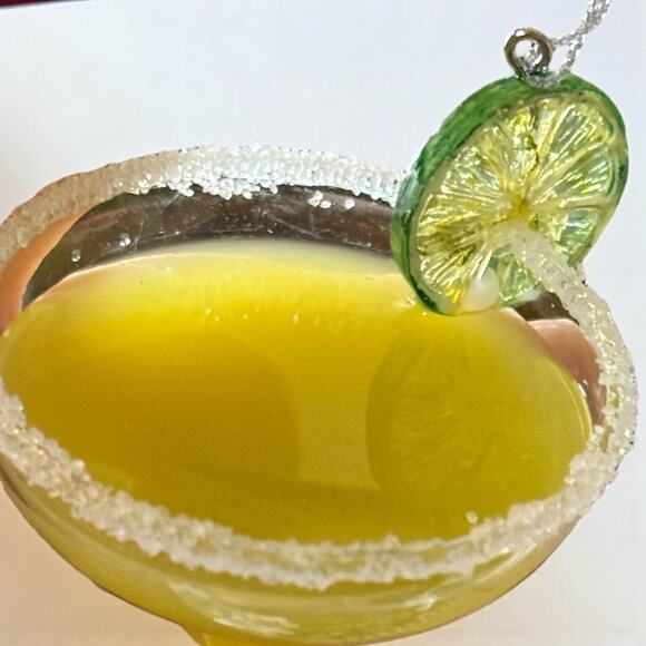 Margarita with Lime Cocktail Glass Christmas Tree Ornament Wondershop Target - Picture 5 of 5